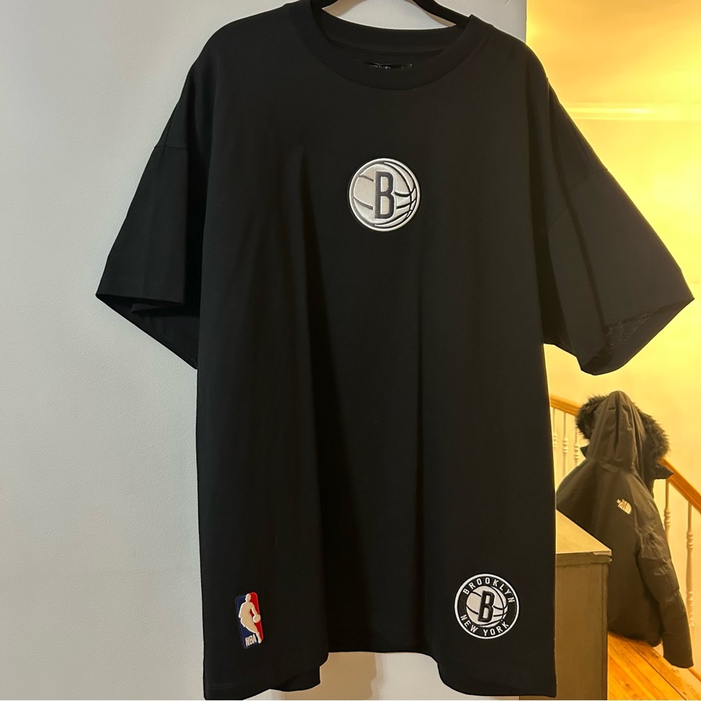 Pro Standard Brooklyn Nets Black T-Shirt Large